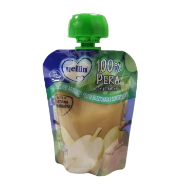 Mellin Merenda 100% Pera con Vitamina C Pouch 90 gr