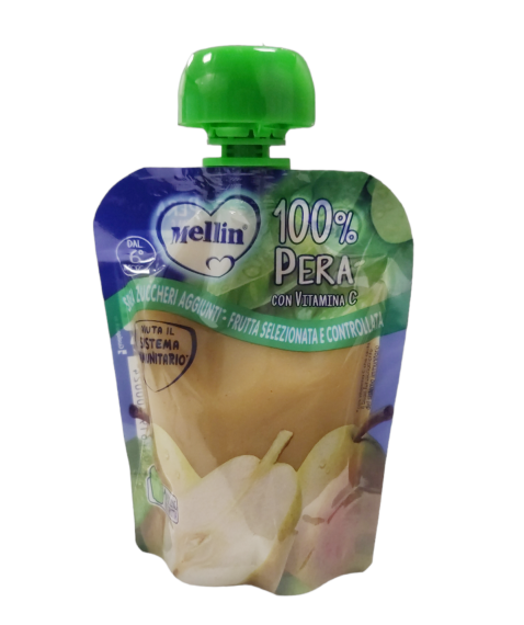 Mellin Merenda 100% Pera con Vitamina C Pouch 90 gr
