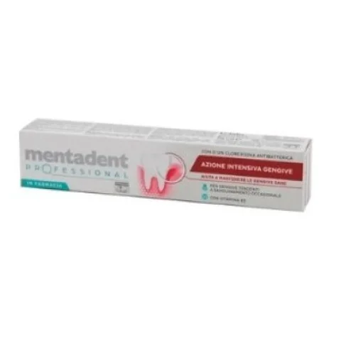 Mentadent Professional Dentifricio Azione Intensiva Gengive con 0,12% Clorexidina 75ml