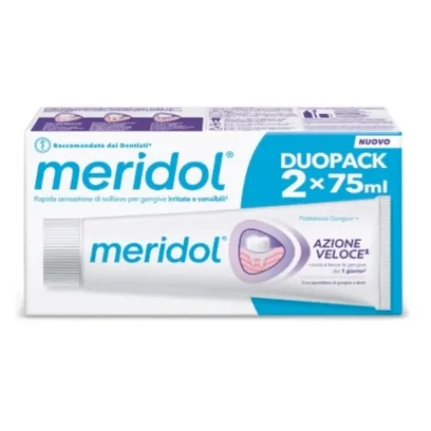 Meridol Dentifricio Azione Veloce 2x75ml