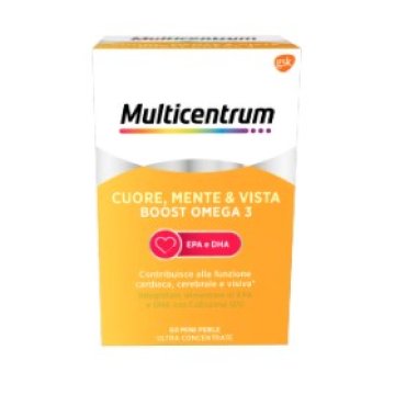 Multicentrum Cuore Mente e Vista Boost Omega3 60 capsule