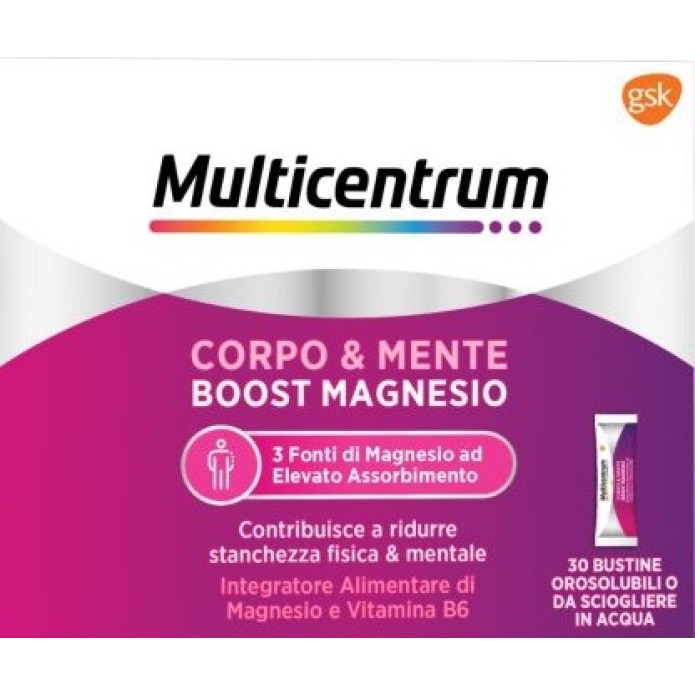 Multicentrum Corpo & Mente Boost Magnesio 30 bustine