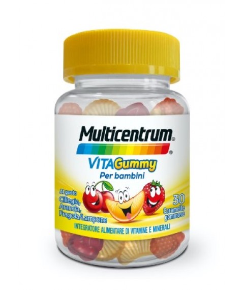 Multicentrum VitaGummy 30 Caramelle Gommose - Integratore alimentare di vitamine e minerali per bambini