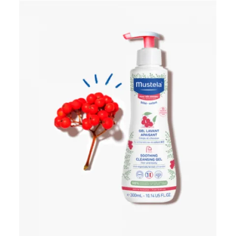 MUSTELA GEL DETERGENTE LENITIVO PER CORPO E CAPELLI 300ML