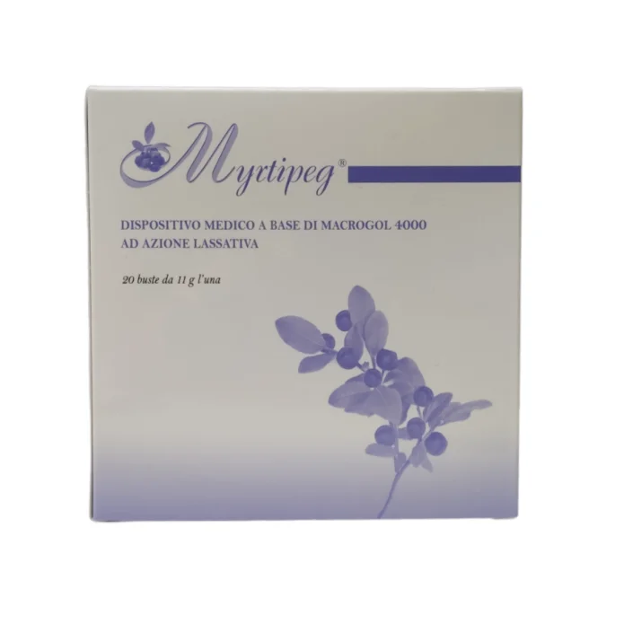 Myrtipeg 20 Buste da 11 gr - Dispositivo medico ad azione lassativa