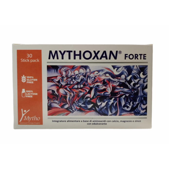 Mythoxan Forte 30 Stick Pack - Integratore di aminoacidi con sali minerali e zinco