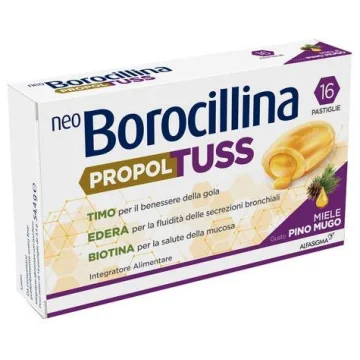 NEOBOROCILLINA PROPOLTUSS 16 pastiglie