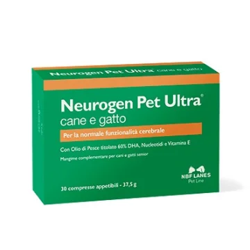 Neurogen Pet Ultra Cane e Gatto 30 Compresse - Per la normale funzionalit&agrave; cerebrale
