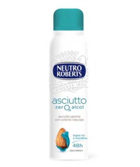 Neutro Roberts Deodorante Spray Asciutto Legno Iris/Mandorla 150 ml