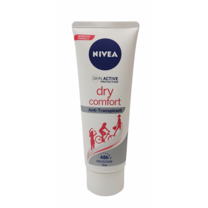 Nivea Deodorante Crema Dry Comfort Anti-Traspirante 75 ml - Per tutti i tipi di pelle