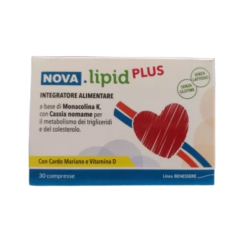Nova.lipid Plus 30 Compresse - Integratore alimentare per il controllo del colesterolo