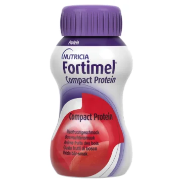 Fortimel Compact Protein Integratore Proteico Gusto Frutti di Bosco 1 Confezione da 4 Bottigliette da 125 ml