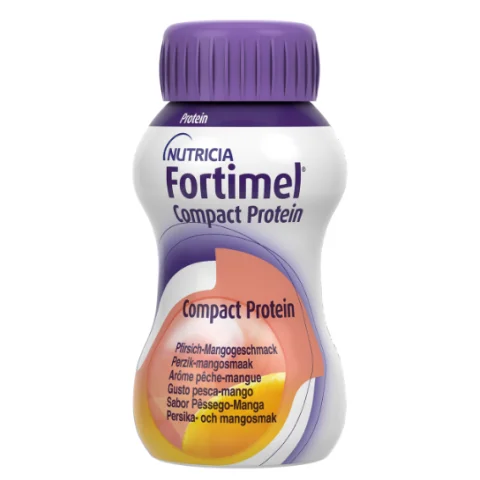 Fortimel Compact Protein Pesca e Mango 1 Confezione da 4 Bottigliette da 125 ml Fortimel Compact Protein Pesca e Mango 1 Confezione da 4 Bottigliette da 125 ml