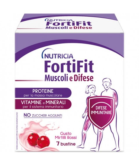 Nutricia Fortifit Muscoli E Difese Gusto Mirtilli Rossi 7 Bustine