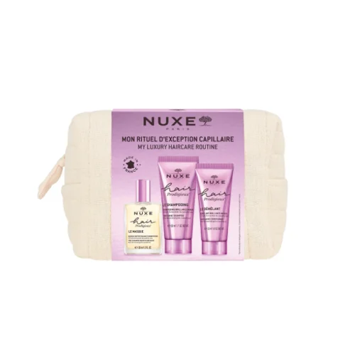 Nuxe Hair Prodigieux - Pochette Maschera Pre-Shampoo 30ml + Shampoo 50ml + Balsamo 30ml