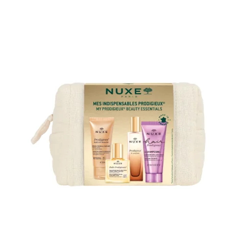 Nuxe Prodigieux - Kit Cosmetici Essenziali: Olio Doccia, Huile, Le Parfum, Shampoo