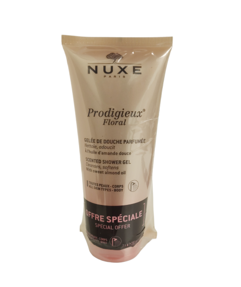 Nuxe Duo Prodigieux Floral Gel Doccia Profumato 2 Pezzi da 200 ml