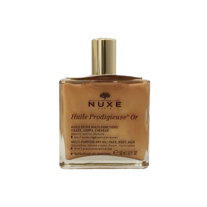 Nuxe Huile Prodigieuse Olio Secco Oro 50 ml - Per Viso Corpo  Capelli