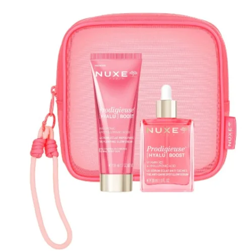 Nuxe Hyalu Boost Pump Glow Routine Siero antimacchie + Crema Rimpolpante