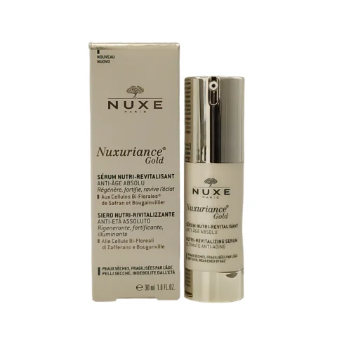 Nuxe Nuxuriance Gold Siero Nutriente Rivitalizzante Anti-Et&agrave; Assoluto Viso 30 ml
