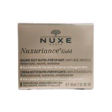 Nuxe Nuxuriance Gold Balsamo Notte Nutriente Fortificante Anti-Età Viso 50 ml