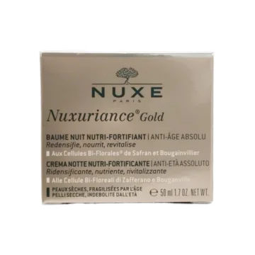 Nuxe Nuxuriance Gold Balsamo Notte Nutriente Fortificante Anti-Et&agrave; Viso 50 ml