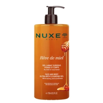 Nuxe Reve de Miel Gel detergente surgrassante liporestitutivo viso e corpo 750ml