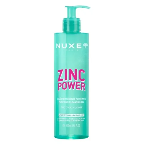 NUXE ZINC POWER Gel detergente purificante 400ml