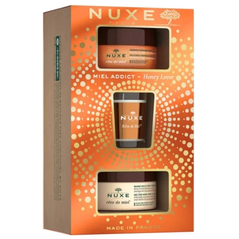 Nuxe Cofanetto Miel Addict Trattamento al Miele 3 Pezzi
