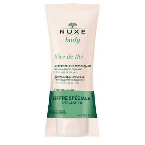 Nuxe Body Duo Rêve de thé Gel Doccia Corpo Rigenerante 2 Tubi da 200 ml Nuxe Body Duo Rêve de thé Gel Doccia Corpo Rigenerante 2 Tubi da 200 ml