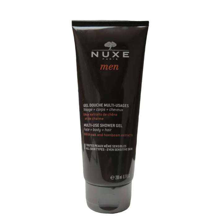 Nuxe Uomo Gel Doccia Multi-Uso per Viso Corpo e Capelli Uomo 200 ml
