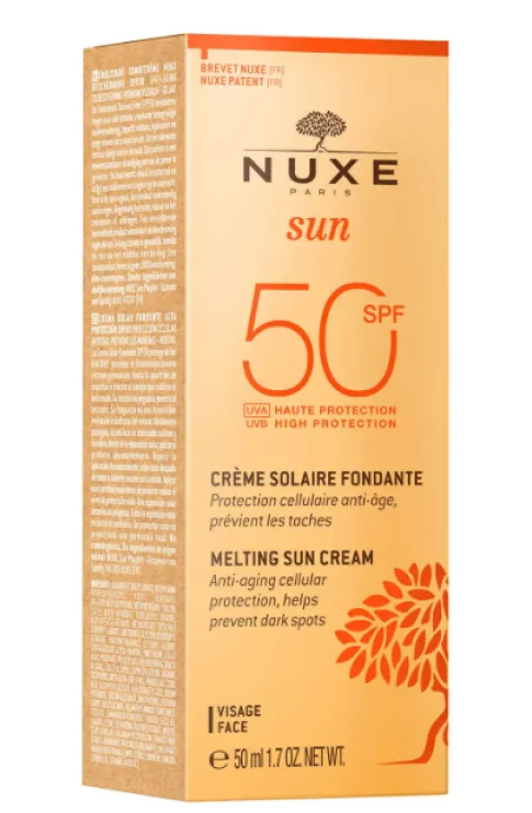 Nuxe Sun Crema Solare Fondente Anti-Età SPF50 Viso 50 ml Nuxe Sun Crema Solare Fondente Anti-Età SPF50 Viso 50 ml