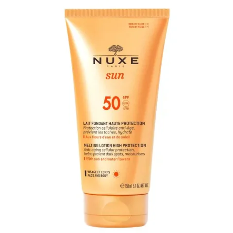 Nuxe Sun Latte Solare Fondente SPF50 Viso e Corpo 150 ml
