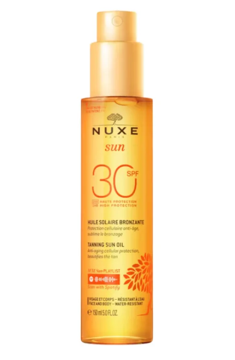 Nuxe Sun Olio Solare Abbronzante SPF30 Viso Corpo 150 ml Nuxe Sun Olio Solare Abbronzante SPF30 Viso Corpo 150 ml