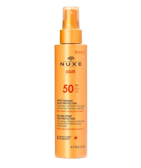 Nuxe Sun Spray Solare Fondente SPF50 Viso Corpo 150 ml