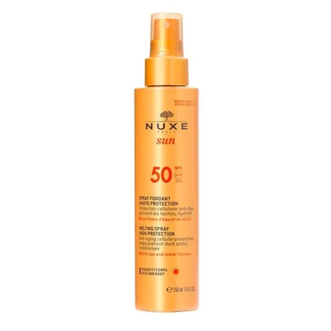 Nuxe Sun Spray Solare Fondente SPF50 Viso Corpo 150 ml