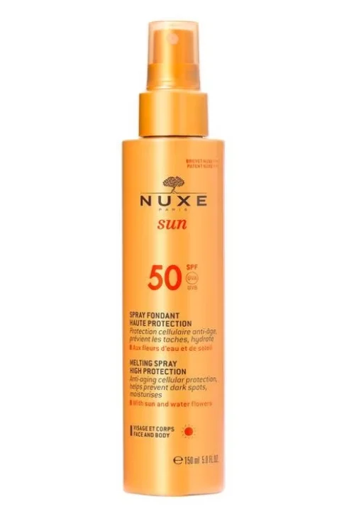 Nuxe Sun Spray Solare Fondente SPF50 Viso Corpo 150 ml Nuxe Sun Spray Solare Fondente SPF50 Viso Corpo 150 ml