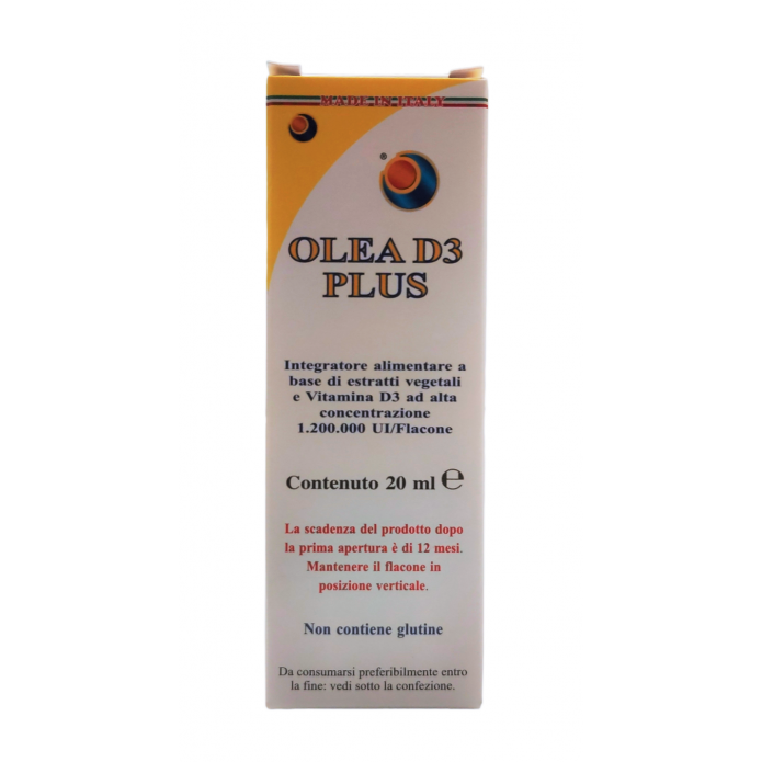 Olea D3 Plus Gocce Confezione 20 ml Integratore Vitamina D3