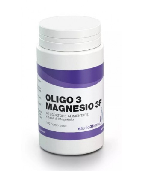 Oligo 3 Magnesio 3F 100 Compresse - Integratore alimentare di magnesio