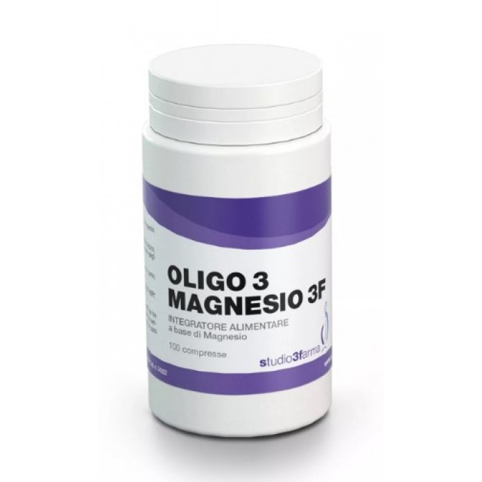 Oligo 3 Magnesio 3F 100 Compresse - Integratore alimentare di magnesio