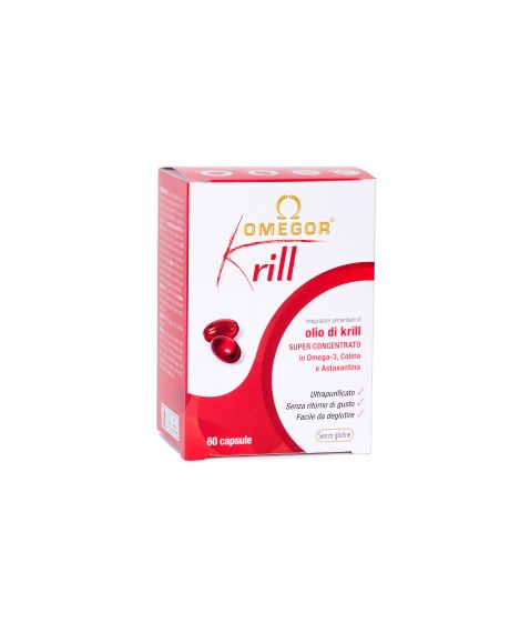 Omegor Krill 60 Capsule - Integratore per le funzioni cardiaca e cerebrale