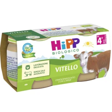 Hipp Bio Omogeneizzato con carne di vitello 2x80grammi