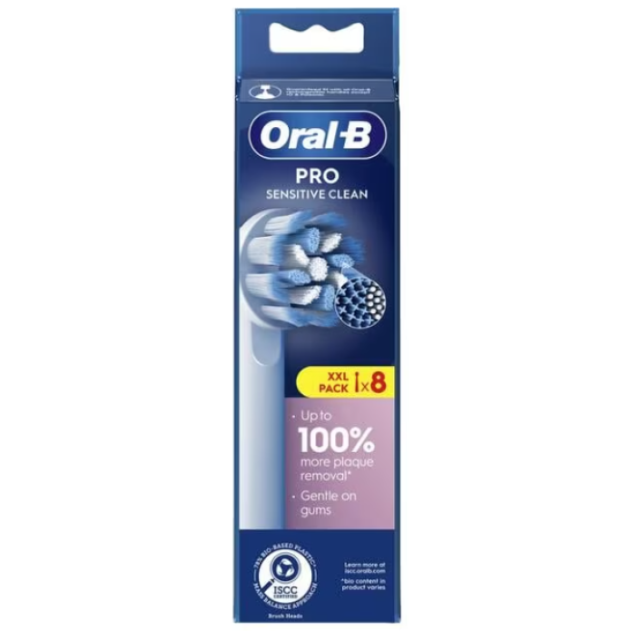 Oral-B Testine di ricambio Pro Sensitive Clean 8 pezzi