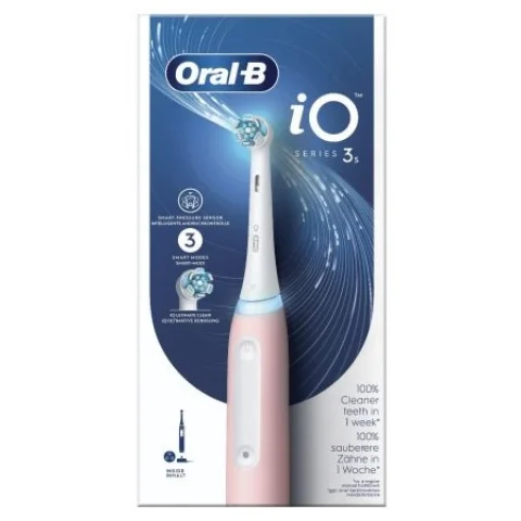 ORALB IO Serie 3S Spazzolino Elettrico Colore Rosa