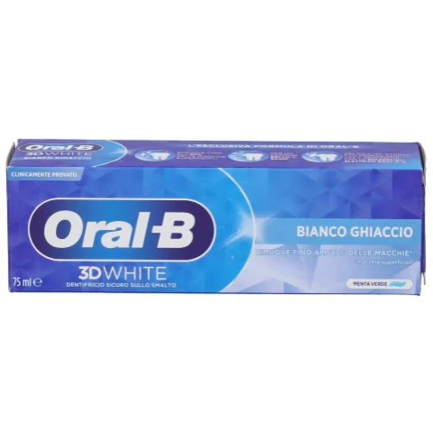 ORALB 3D WHITE DENTIFRICIO BIANCO GHIACCIO 75ML