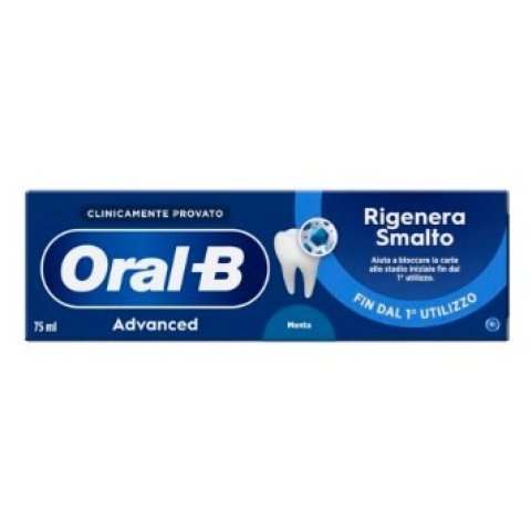ORAL-B Advanced Dentifricio Rigenera Smalto 75ml ORAL-B Advanced Dentifricio Rigenera Smalto 75ml