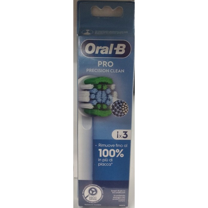 Oral-B Precision Clean 3 Testine Di Ricambio per spazzolini elettrici