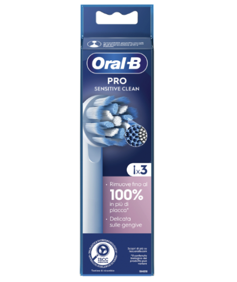 ORAL-B 3 testine di ricambio Pro Sensitive Clean