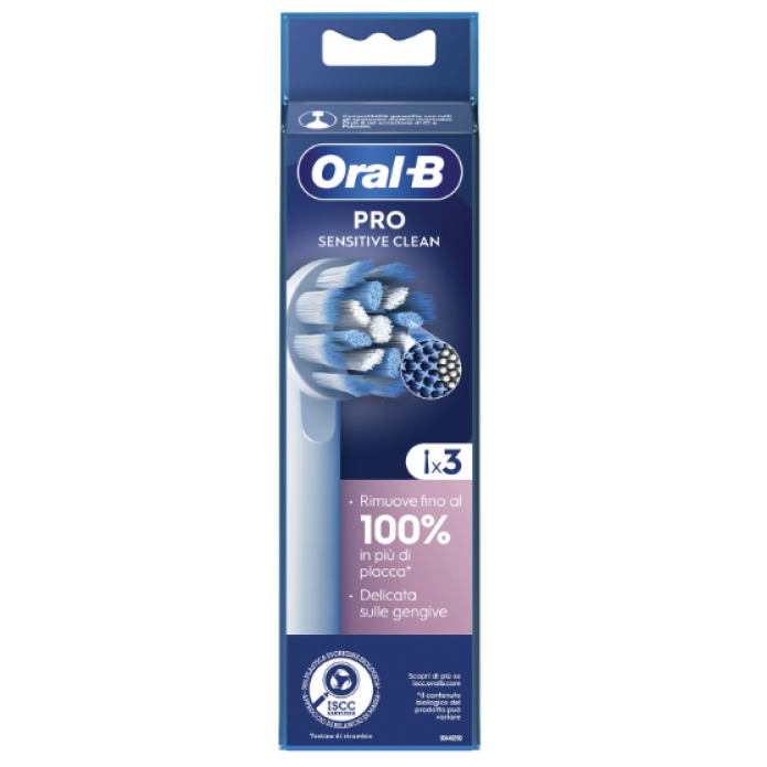 ORAL-B 3 testine di ricambio Pro Sensitive Clean