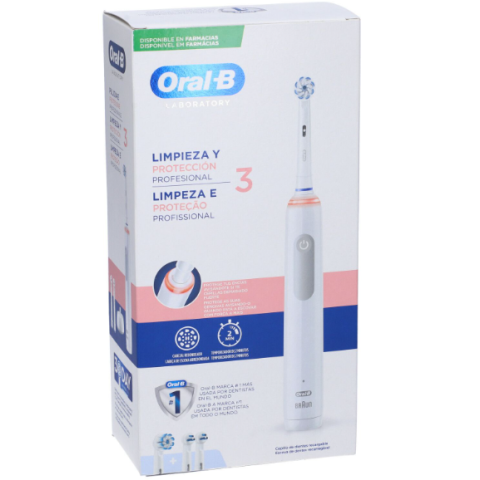 ORAL-B Spazzolino Elettrico Pro3 + 2 Refill ORAL-B Spazzolino Elettrico Pro3 + 2 Refill
